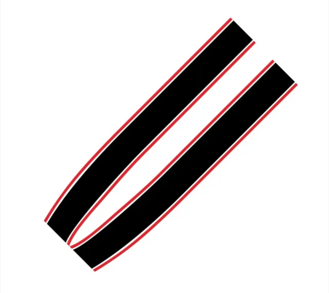 For MINI ONE MINI COOPER BONNET PIN STRIPES VINYL DECALS STICKERS R50 R53 R56