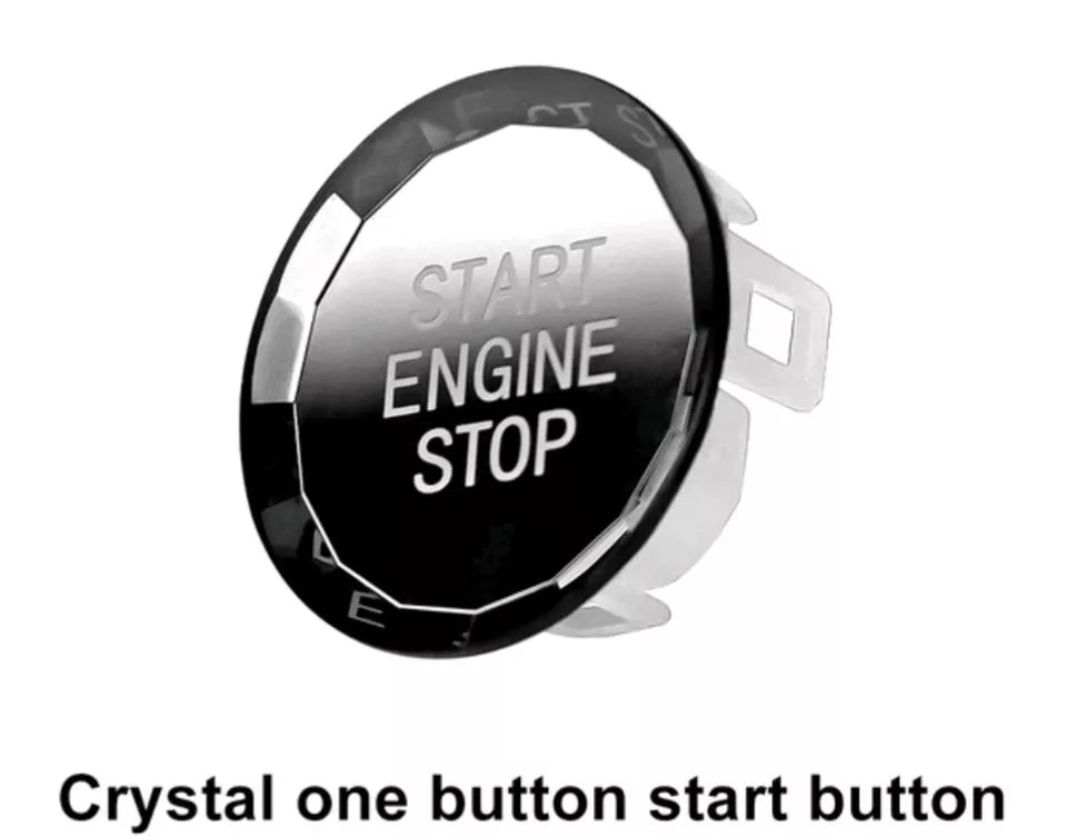 For BMW 3 SERIES G20 2018-23 INTERIOR CRYSTAL EFFECT START STOP BUTTON COVER