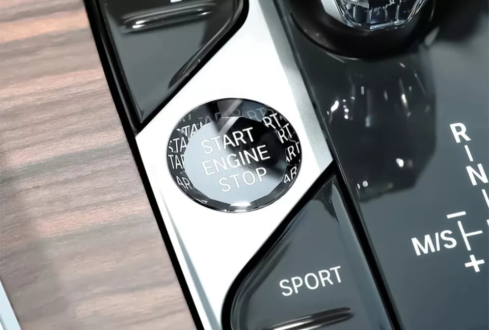 For BMW 3 SERIES G20 2018-23 INTERIOR CRYSTAL EFFECT START STOP BUTTON COVER