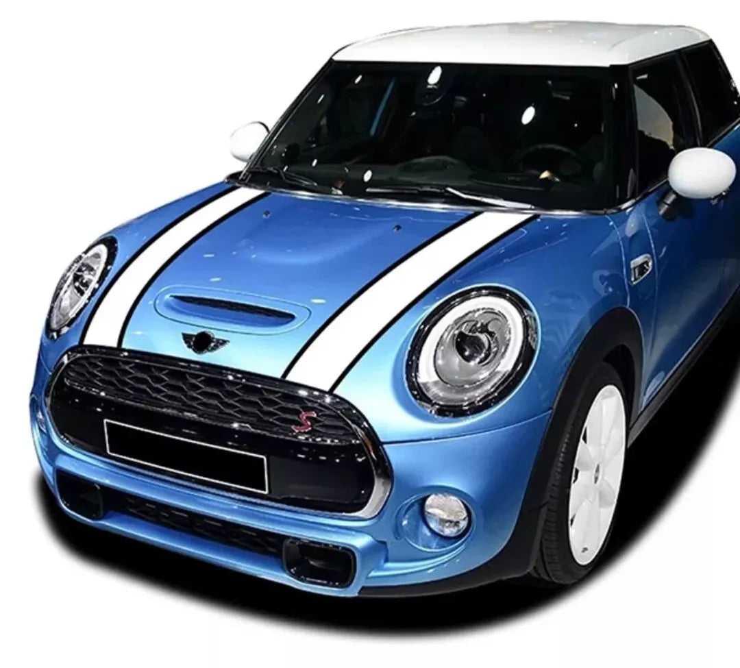 For MINI ONE MINI COOPER BONNET PIN STRIPES VINYL DECALS STICKERS R50 R53 R56