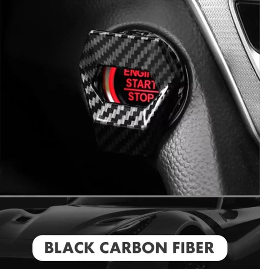 For AUDI A3 S3 RS A5 A6 A7 RS4 RS5 RS6 RS7 S8 interior Start Stop Button Cover Carbon Black