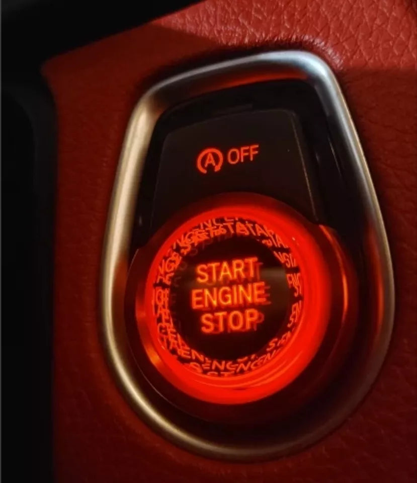 For BMW 1 2 3 4 5 SERIES F20 F21 F30 F32 F10 INTERIOR CRYSTAL EFFECT START STOP BUTTON COVER