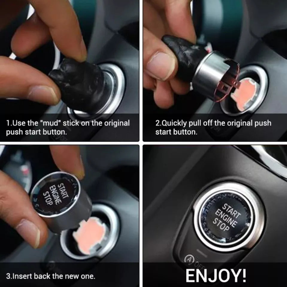 For BMW 1 2 3 4 5 SERIES F20 F21 F30 F32 F10 INTERIOR CRYSTAL EFFECT START STOP BUTTON COVER
