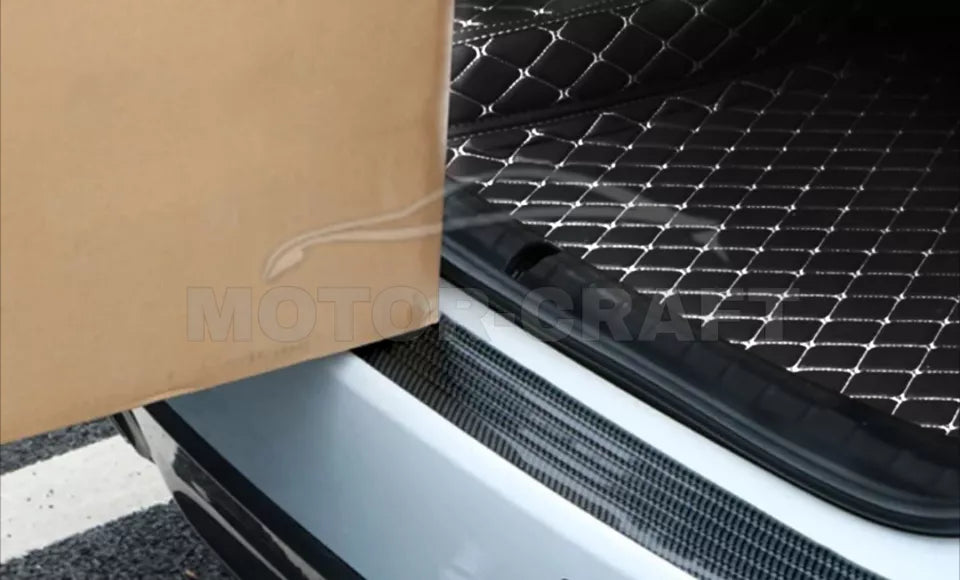 For AUDI A3 A4 A5 S RS REAR BOOT TRUNK BUMPER PROTECTOR GUARD TRIM SILL LIP RUBBER (Copy)