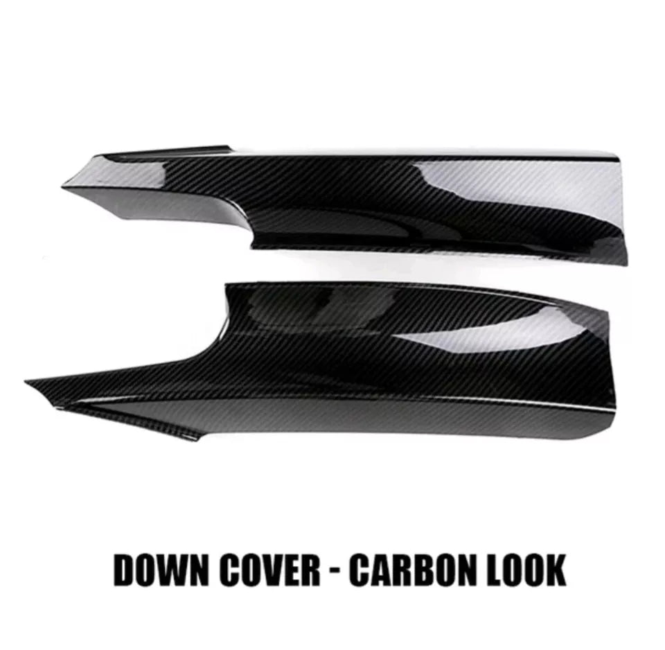 For BMW 3 SERIES F30 F31 Front Bumper Canards Lip Splitters Carbon Effect Sport