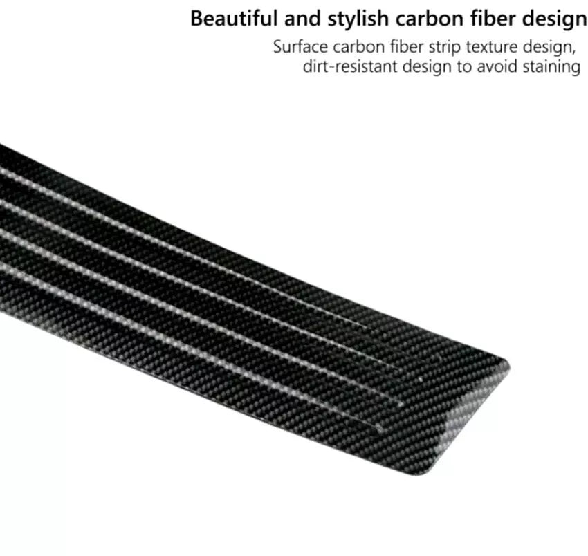 For AUDI A3 A4 A5 S RS REAR BOOT TRUNK BUMPER PROTECTOR GUARD TRIM SILL LIP RUBBER (Copy)