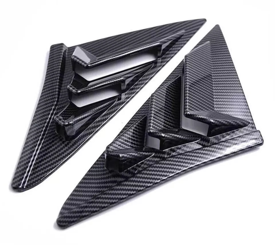For HONDA CIVIC TYPE-R Hatchback 2019-21 Window Air Vent Cover Carbon Effect