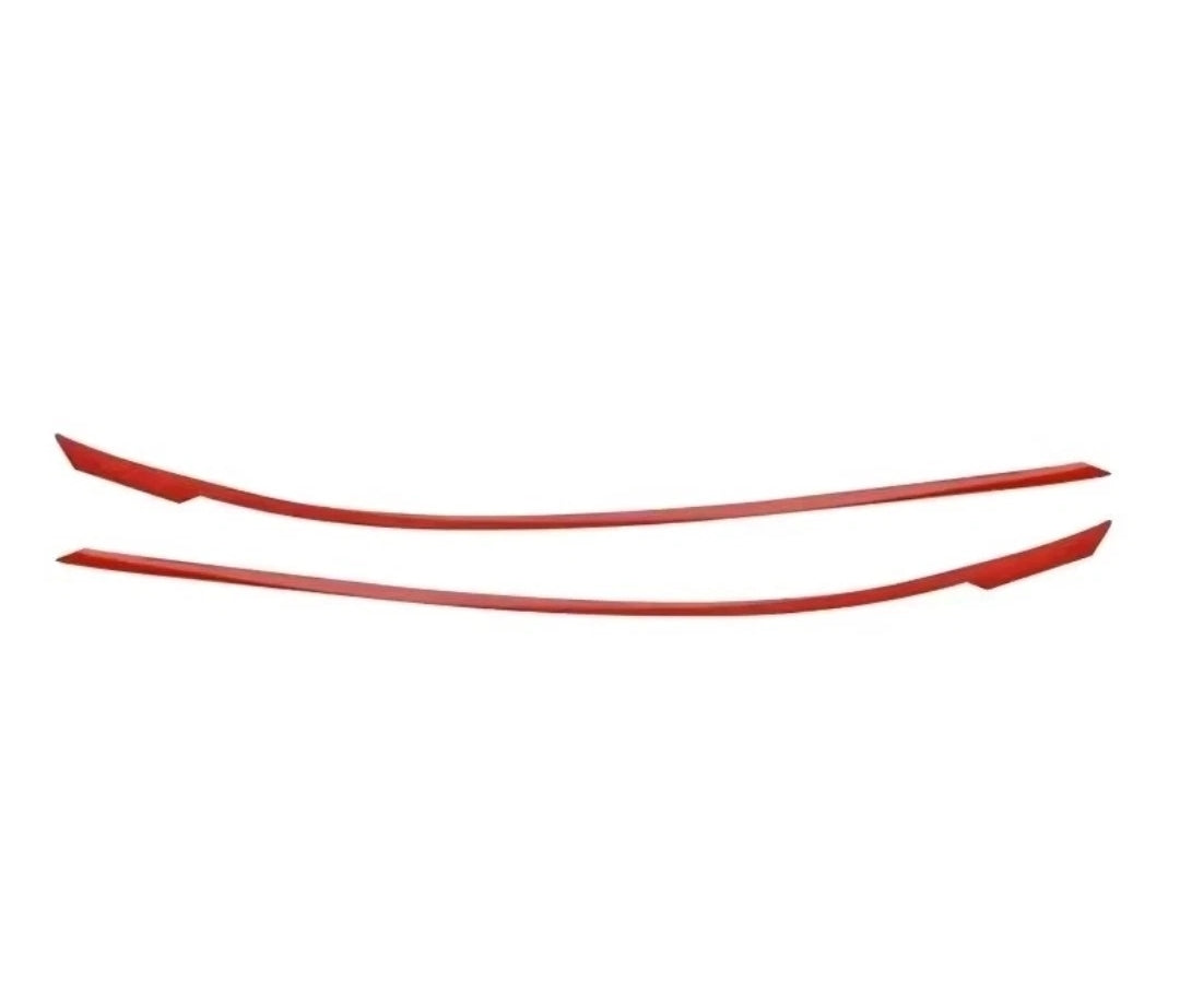 For VW GOLF MK8 2020-24 OE STYLE GRILL STRIPES STICKERS RED DECALS SPORT x2