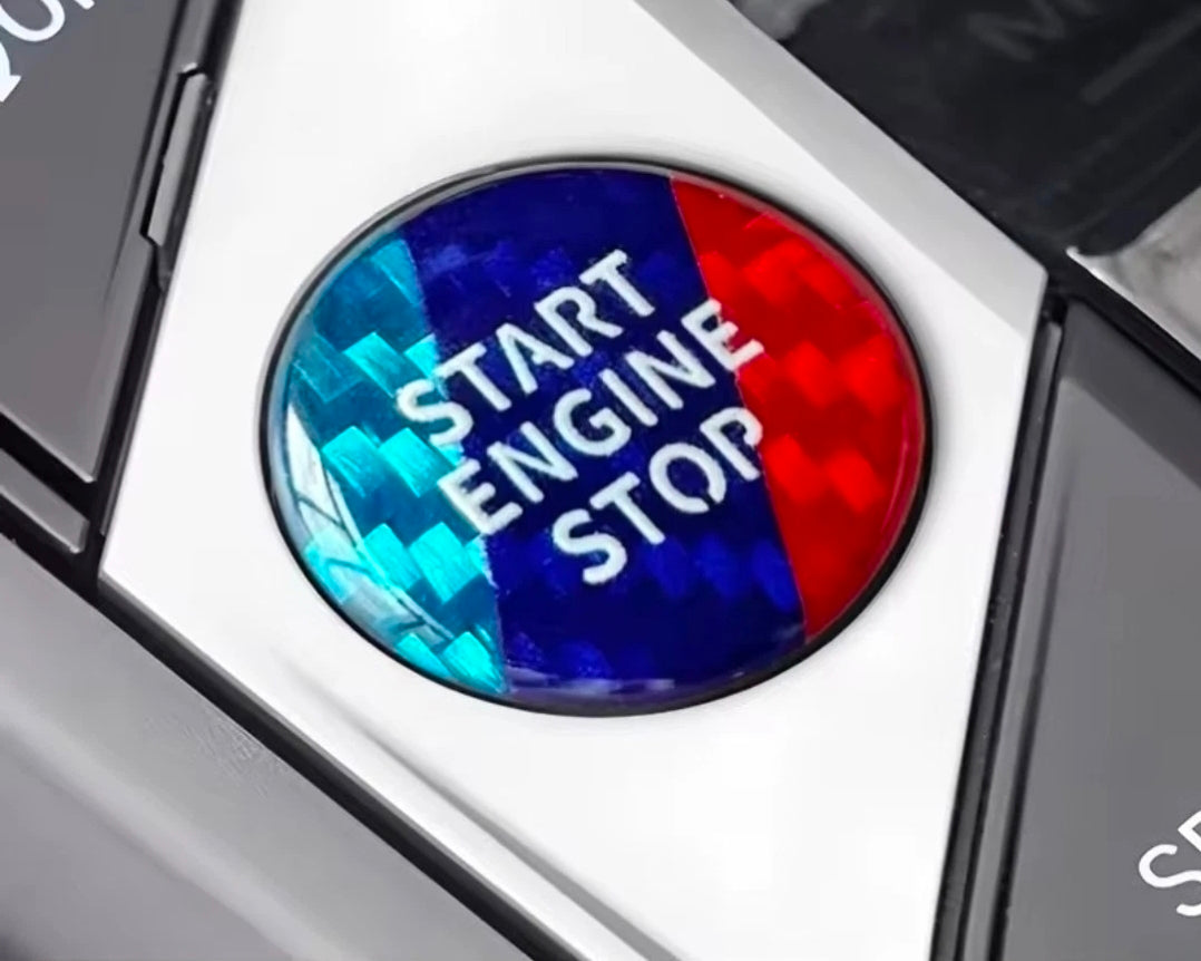 For BMW 3 4 5 SERIES G20 G30 G22 G23 G60 INTERIOR START SWITCH BUTTON M PERFORMANCE STICKER x1