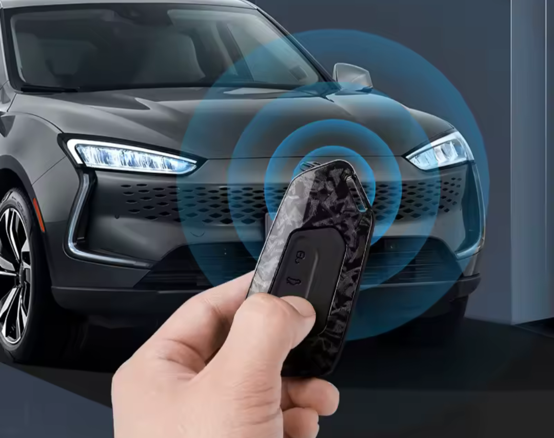 For VW Golf MK8 MK8.5 Key Case Cover Shell Protector Forged Carbon Effect