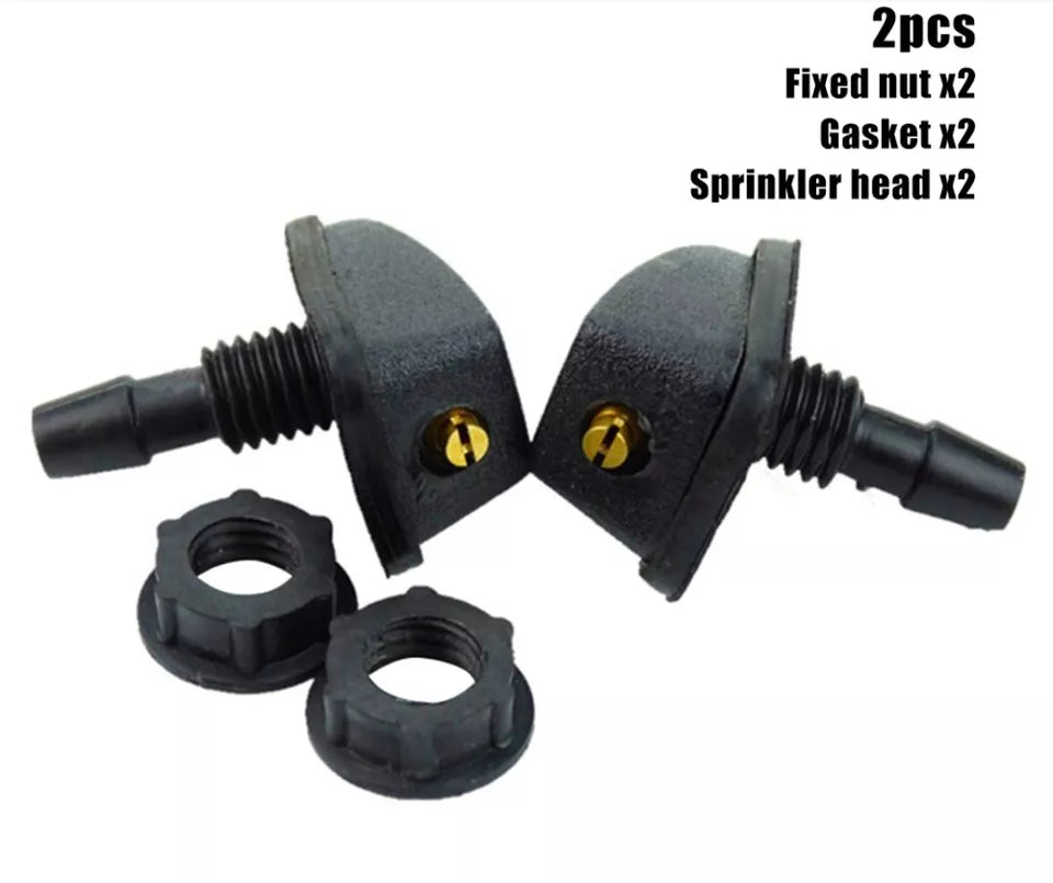 For HONDA CIVIC EP3 FN2 FK8 JAZZ Windscreen Wiper Washer Nozzle Water Sprayer x2