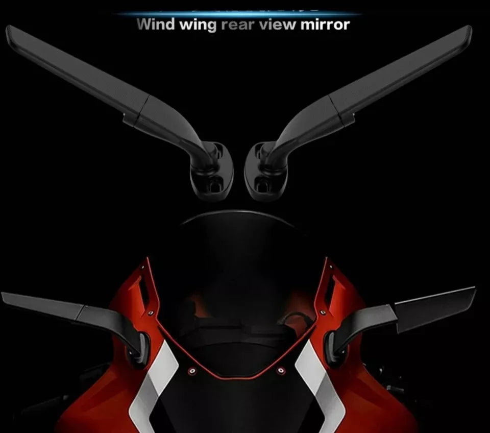 For HONDA CBR250RR 300R 500R 600RR 1000RR Side Rear View Mirrors Wing Adjustable